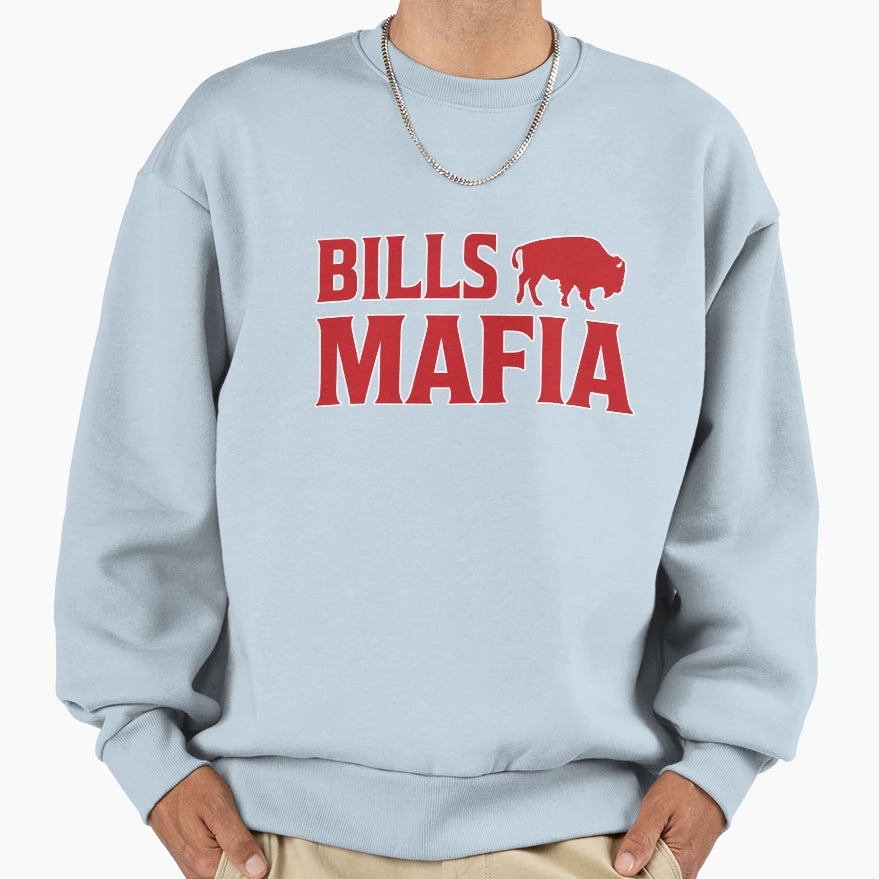 Vintgae New York Red Buffalo Sweatshirt - Aesthetic Graphic Unisex - T-Shirt, Sweatshirt, Hoodie