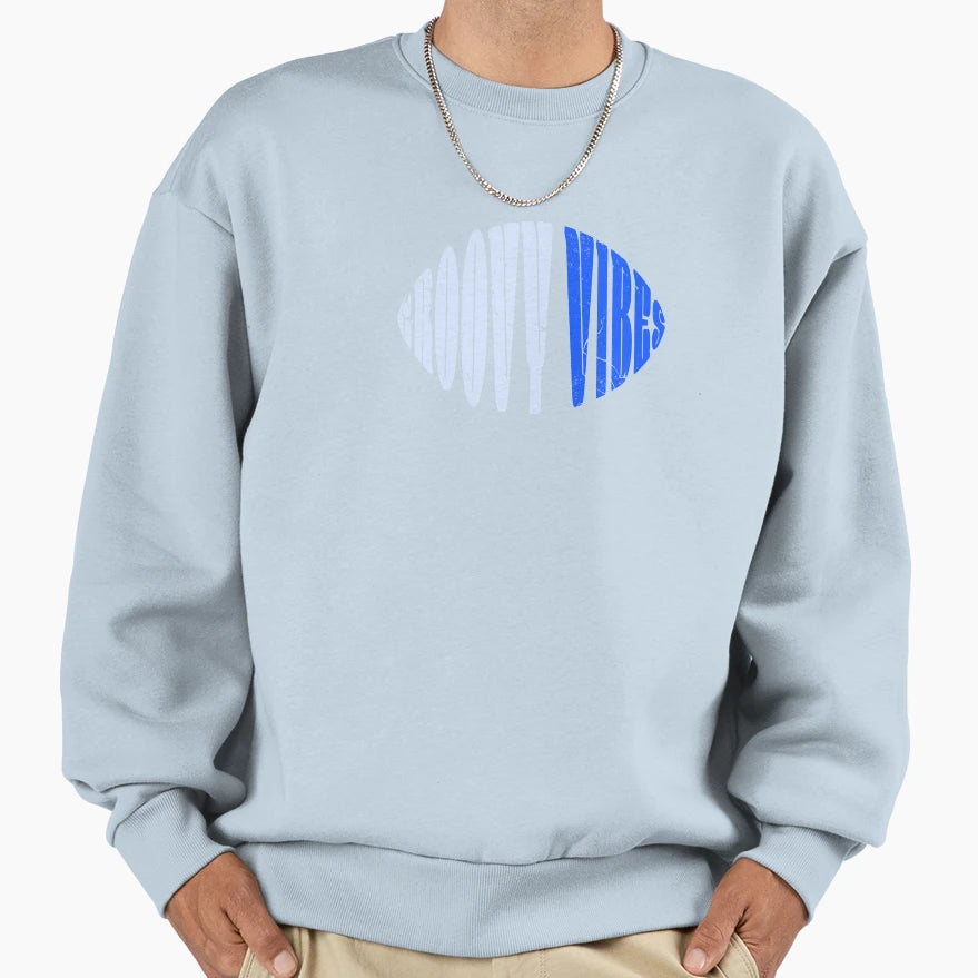 Groovy Vibes Tribute To 60S Sweatshirt - Graphic Print for Adults - T-Shirt, Sweatshirt, Hoodie