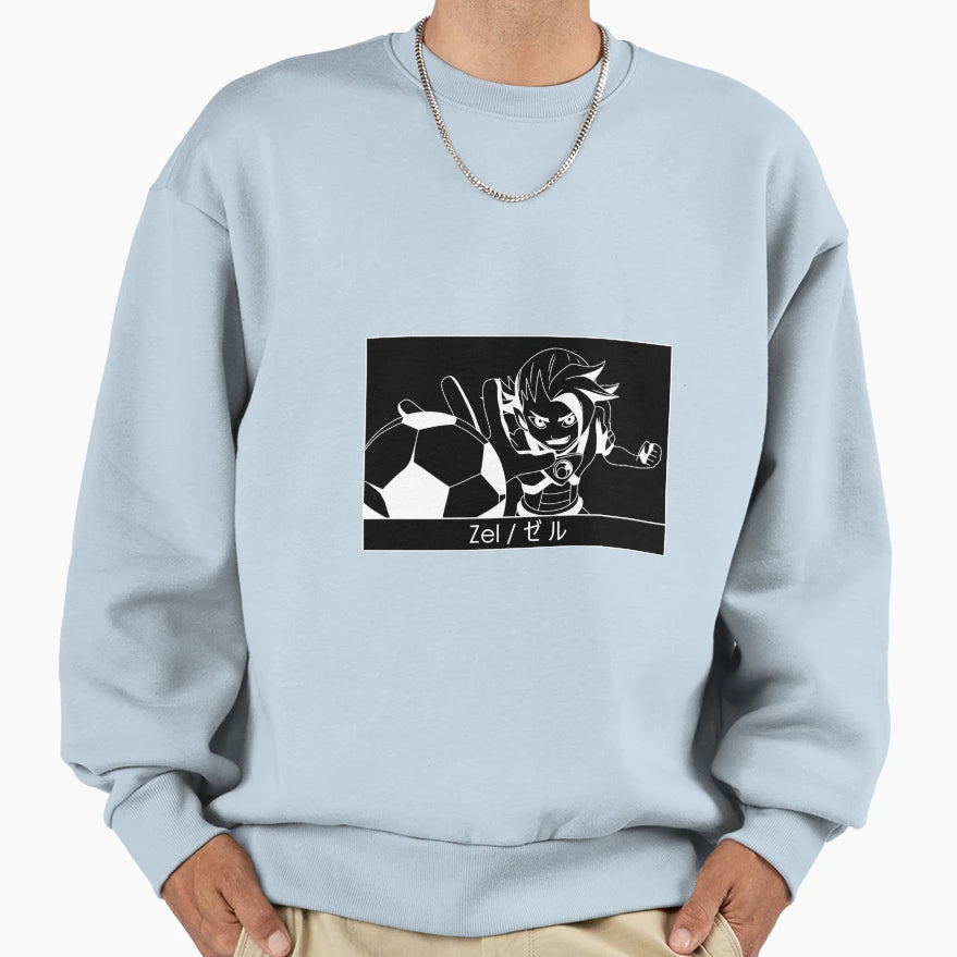 Inazuma Eleven Zeke Valanche Sweatshirt - Casual Everyday Wear for Adults - T-Shirt, Sweatshirt, Hoodie