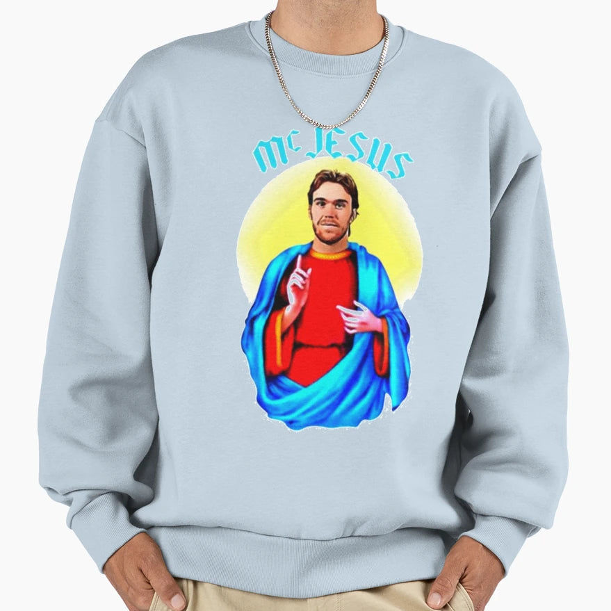 Mcjesus Hockey Sweatshirt - Unique Graphic for Adults - T-Shirt, Sweatshirt, Hoodie