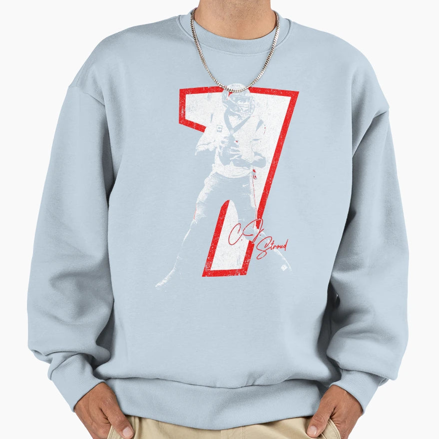 Cj Stroud Sweatshirt - Casual Everyday Wear Men Women - T-Shirt, Sweatshirt, Hoodie