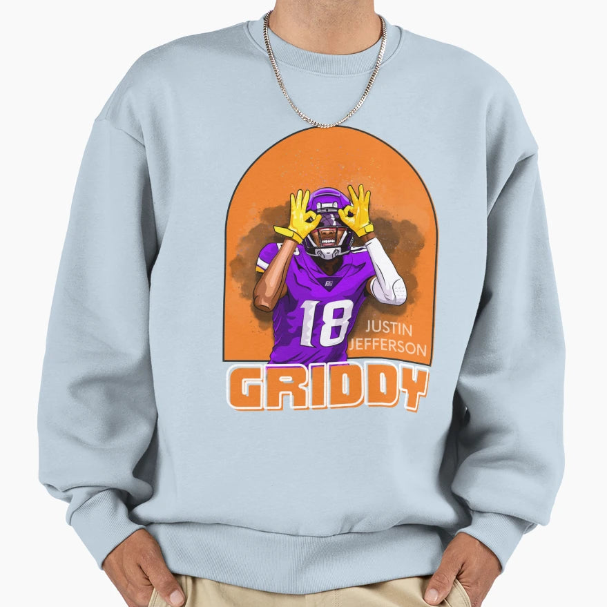 Griddy Dance Sweatshirt - Trendy Graphic Unisex - T-Shirt, Sweatshirt, Hoodie