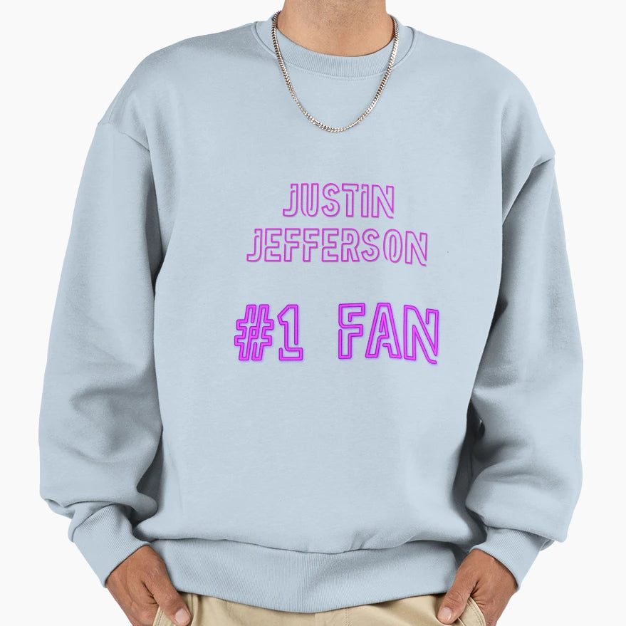 JJ 1 Fan Sweatshirt - Fun Novelty Design for Adults - T-Shirt, Sweatshirt, Hoodie