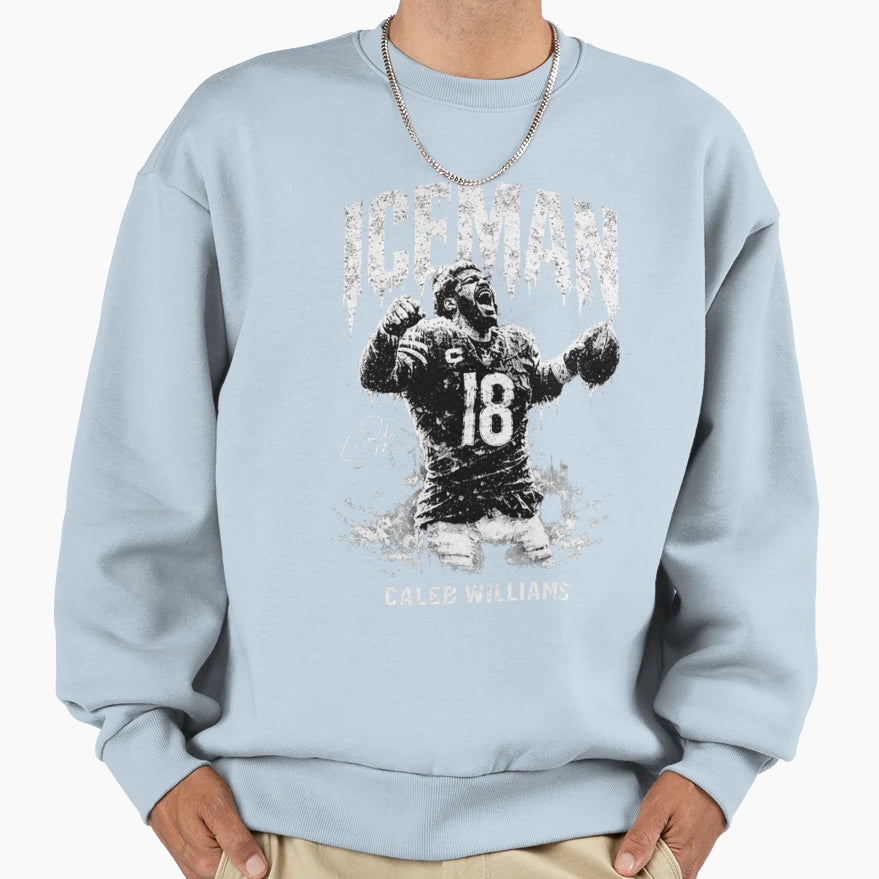 CW Chicago Bears Ice Sweatshirt - Novelty Apparel for Adults - T-Shirt, Sweatshirt, Hoodie