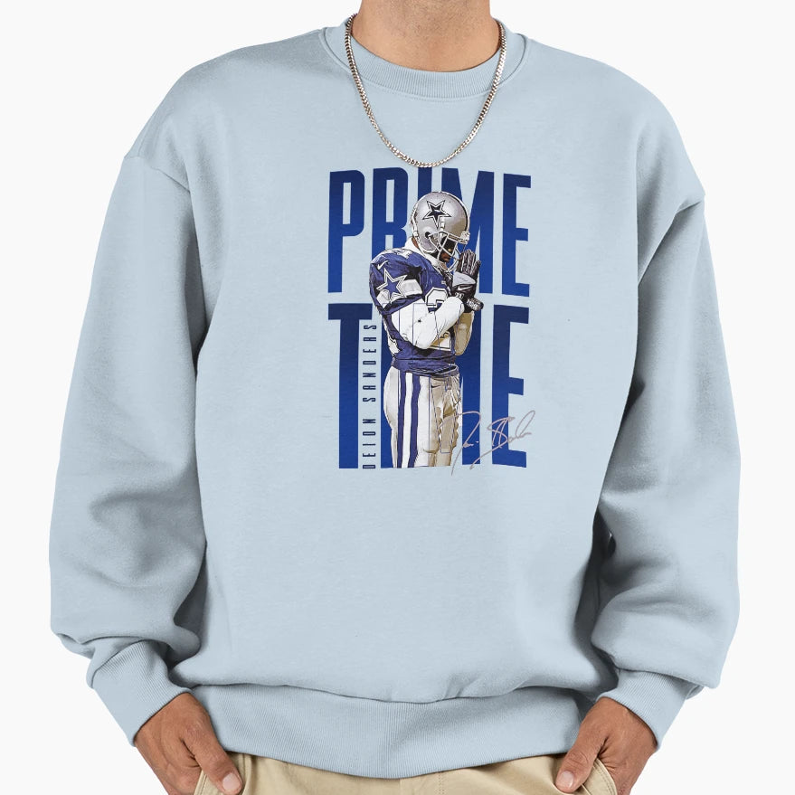 Deion Sanders Dallas Cowboys Sweatshirt - Aesthetic Graphic Men Women - T-Shirt, Sweatshirt, Hoodie