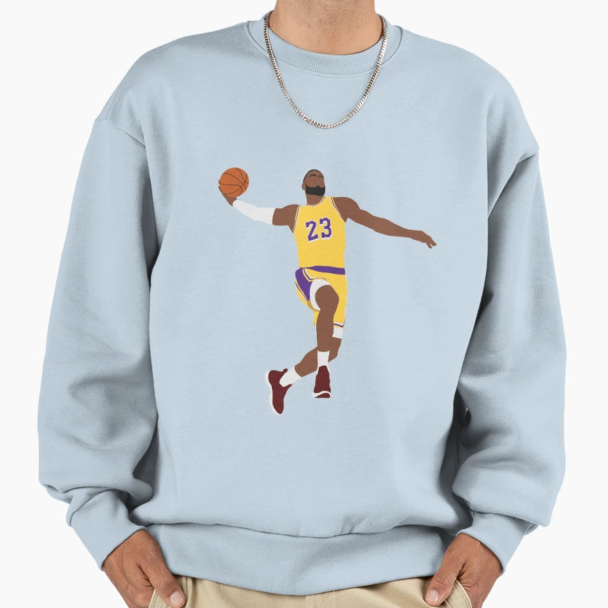 Lebron James Dunk Sweatshirt - Unique Graphic Men Women - T-Shirt, Sweatshirt, Hoodie