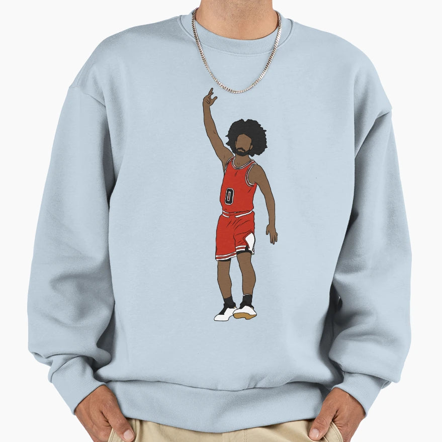 Coby White Celebration Sweatshirt - Minimalist Print Unisex - T-Shirt, Sweatshirt, Hoodie