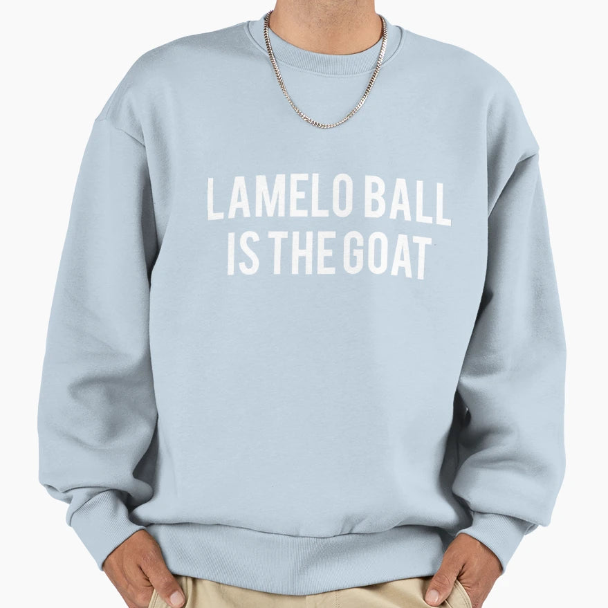 Lamelo Ball Is Goat S Mask Amp Sweatshirt - Aesthetic Graphic for Adults - T-Shirt, Sweatshirt, Hoodie