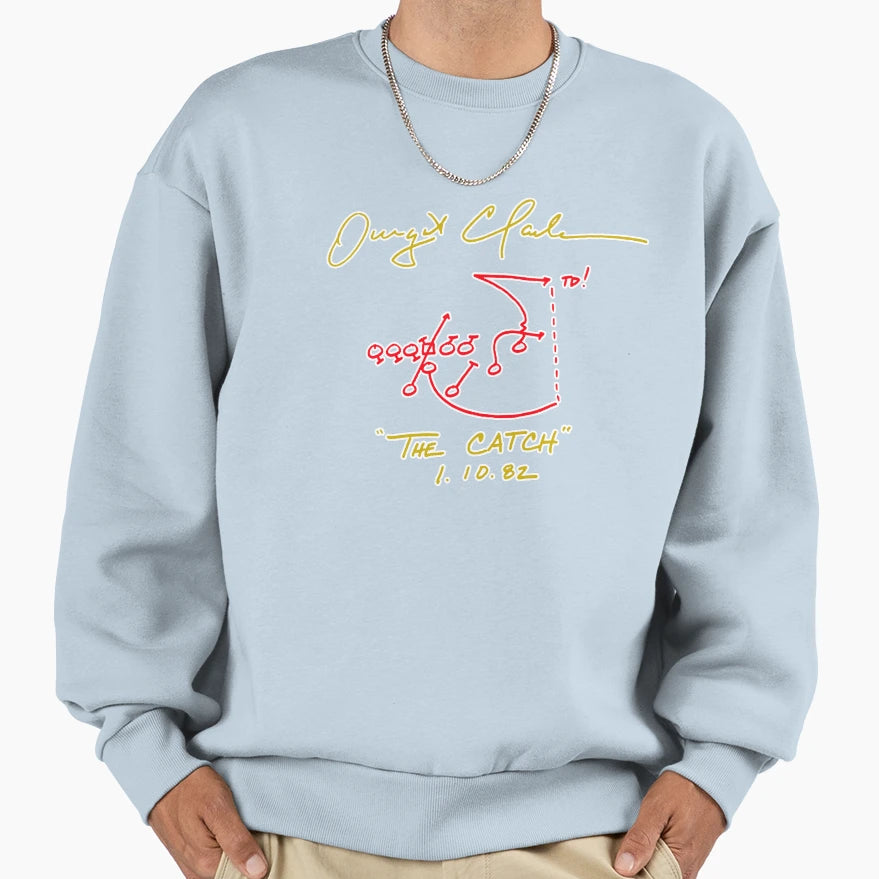 Dwight Clark Catch San Francisco T-Shirt - Unique Graphic Men Women - T-Shirt, Sweatshirt, Hoodie