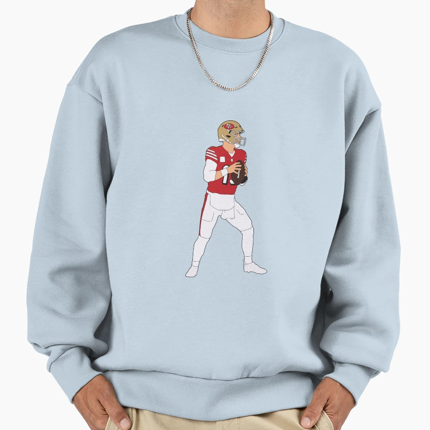 Purdy Stylized Sweatshirt - Casual Everyday Wear for Adults - T-Shirt, Sweatshirt, Hoodie