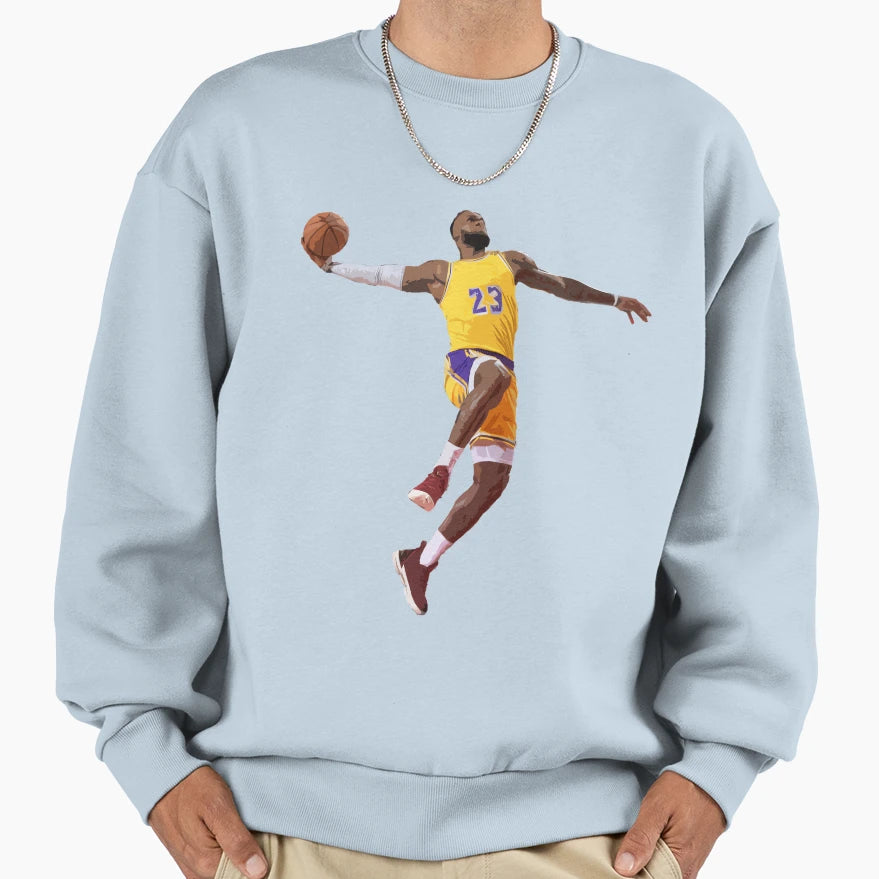 Lebron James Los Angeles Sweatshirt - Trendy Graphic for Adults - T-Shirt, Sweatshirt, Hoodie