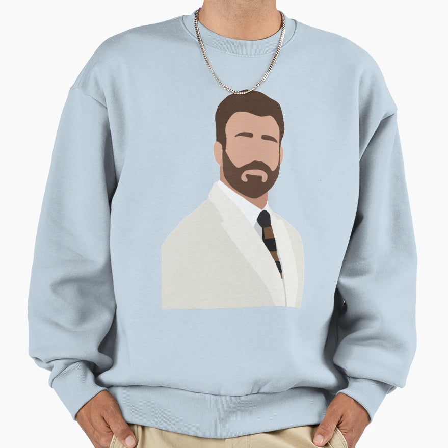 Chris Evans Sweatshirt - Graphic Print for Adults - T-Shirt, Sweatshirt, Hoodie