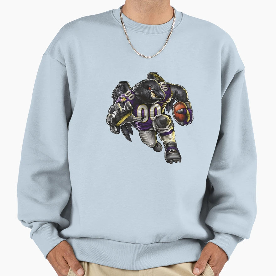 Ravens00 Touchdown Baltimore Sweatshirt - Custom Art Print Unisex - T-Shirt, Sweatshirt, Hoodie