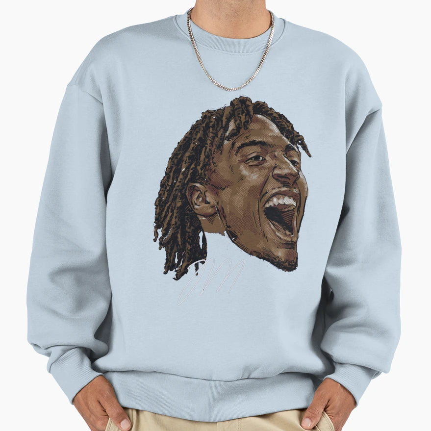 Tyrese Maxey Scream Sweatshirt - Casual Everyday Wear Men Women - T-Shirt, Sweatshirt, Hoodie
