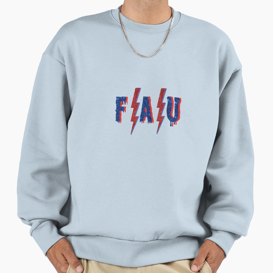 Fau Florida Atlantic University Sweatshirt - Unique Graphic for Adults - T-Shirt, Sweatshirt, Hoodie