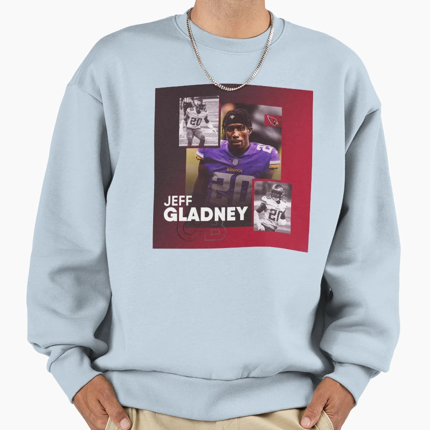 Jeff Gladney Sweatshirt - Casual Everyday Wear Unisex - T-Shirt, Sweatshirt, Hoodie