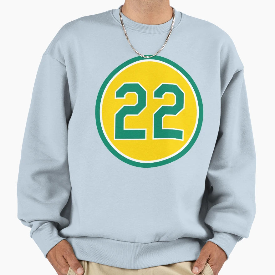 Ramon Laureano 22 Jersey Number Sweatshirt - Fun Novelty Design for Adults - T-Shirt, Sweatshirt, Hoodie