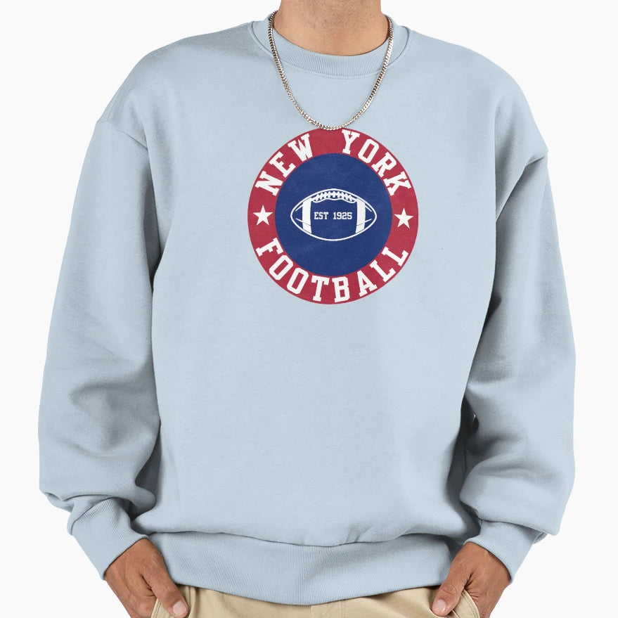 New York Football Sweatshirt - Novelty Apparel Men Women - T-Shirt, Sweatshirt, Hoodie