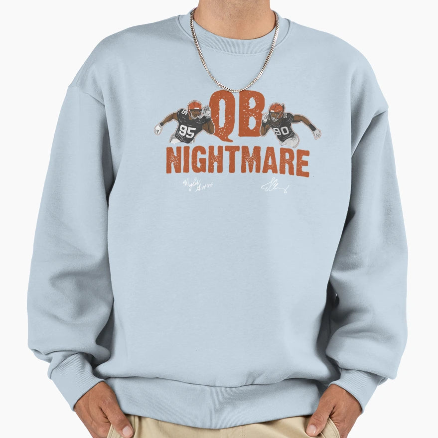 Qb Nightmare Sweatshirt - Custom Art Print Men Women - T-Shirt, Sweatshirt, Hoodie