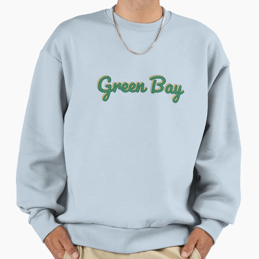 Green Bay Sweatshirt - Graphic Print Unisex - T-Shirt, Sweatshirt, Hoodie