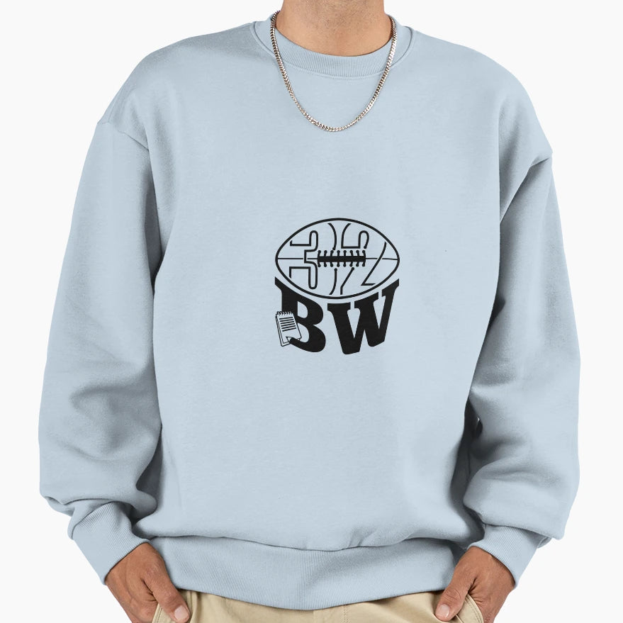 Black Logo Sweatshirt - Minimalist Print Men Women - T-Shirt, Sweatshirt, Hoodie