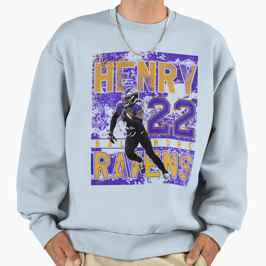 DH Baltimore Ravens Sweatshirt - Graphic Print for Adults - T-Shirt, Sweatshirt, Hoodie