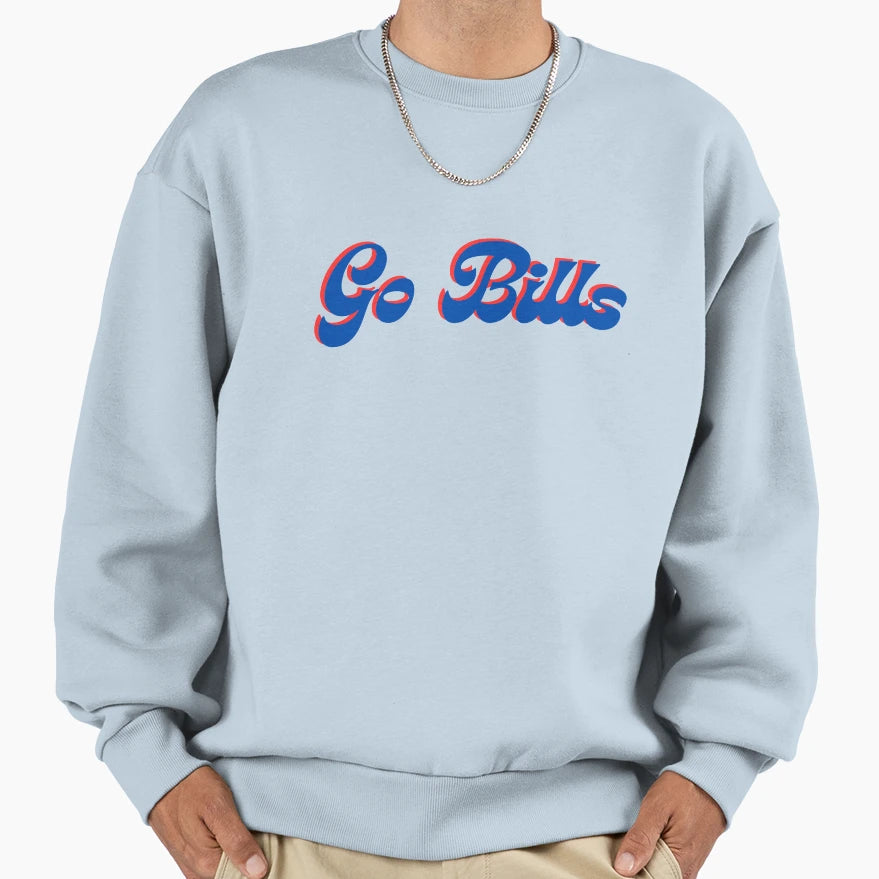 Bills Sweatshirt - Casual Everyday Wear Men Women - T-Shirt, Sweatshirt, Hoodie