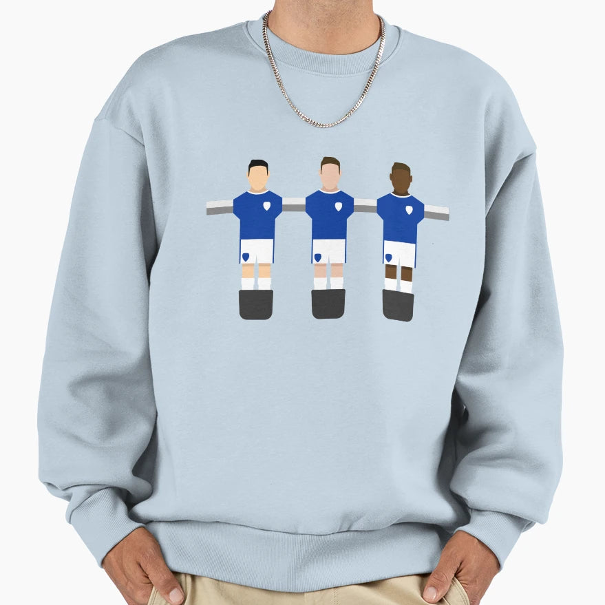 Everton Football Team Table Football Sweatshirt - Novelty Apparel Unisex - T-Shirt, Sweatshirt, Hoodie