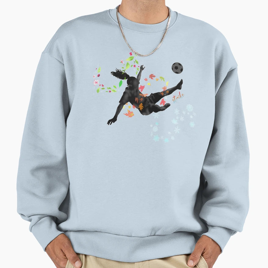 Strike Football Soccer Four Sweatshirt - Novelty Apparel for Adults - T-Shirt, Sweatshirt, Hoodie