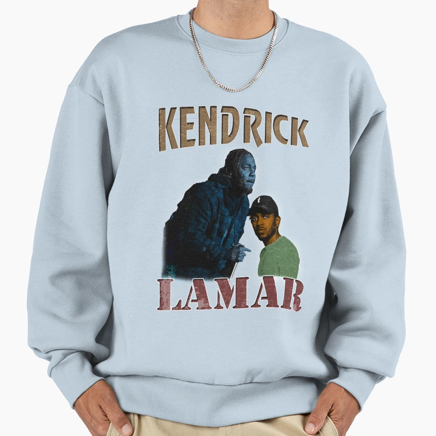 Kendrick Lamar Tribute Bootleg Sweatshirt - Custom Art Print for Adults - T-Shirt, Sweatshirt, Hoodie