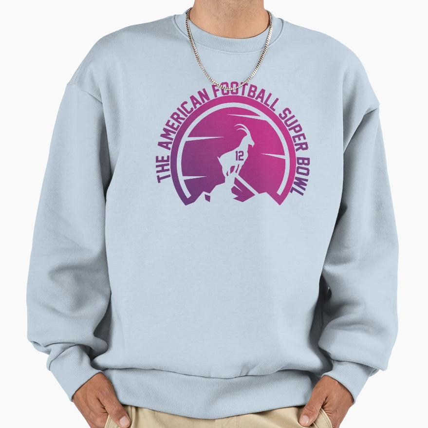 American Football Super Bowl Sweatshirt - Casual Everyday Wear for Adults - T-Shirt, Sweatshirt, Hoodie