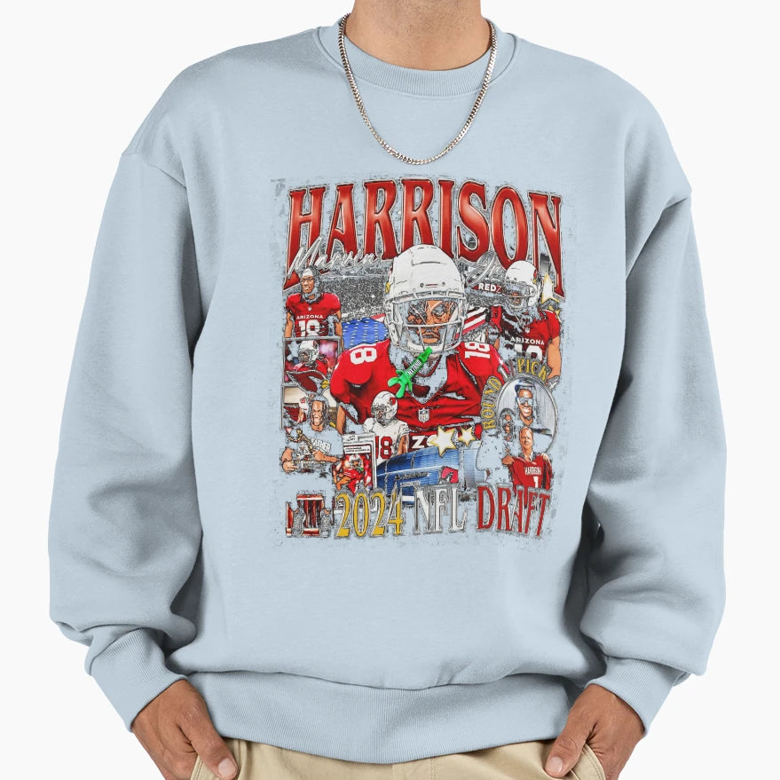 Marvin Harrison Jr Bootleg Sweatshirt - Unique Graphic Men Women - T-Shirt, Sweatshirt, Hoodie