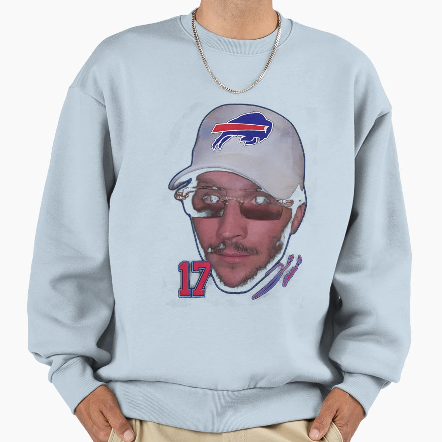 Josh Allens Buffalo Sunglasses Sweatshirt - Novelty Apparel Men Women - T-Shirt, Sweatshirt, Hoodie