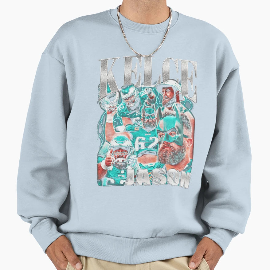 Fat Bat Kelce 90S Bootleg Sweatshirt - Trendy Graphic Unisex - T-Shirt, Sweatshirt, Hoodie