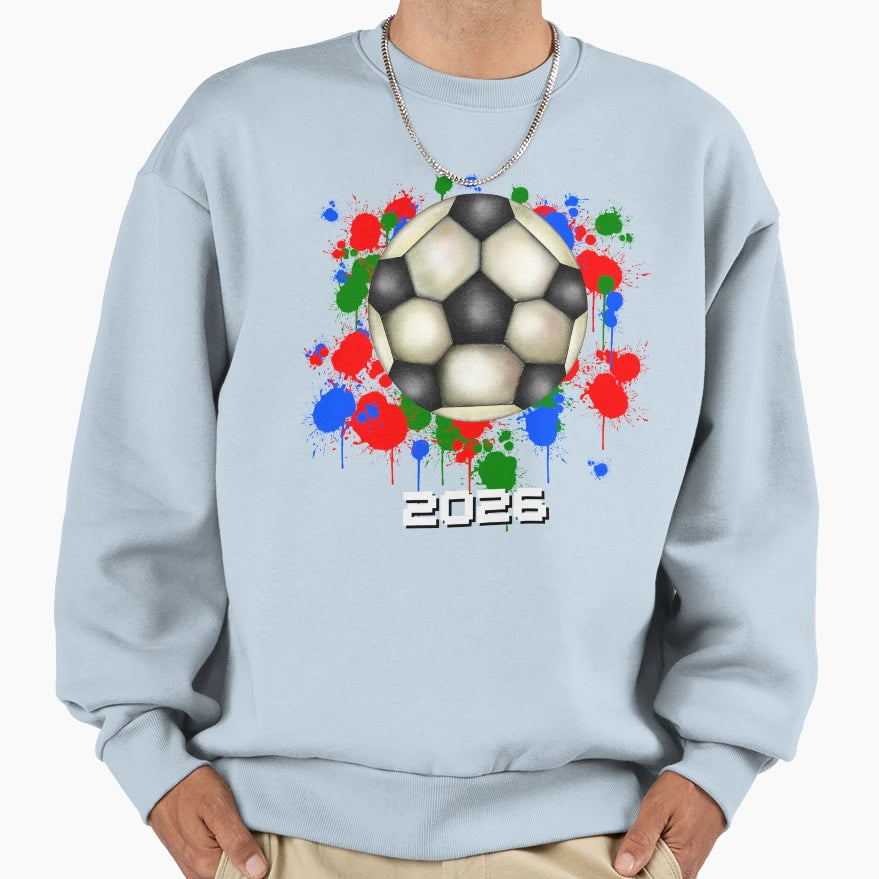 Football 2026 Sweatshirt - Custom Art Print for Adults - T-Shirt, Sweatshirt, Hoodie