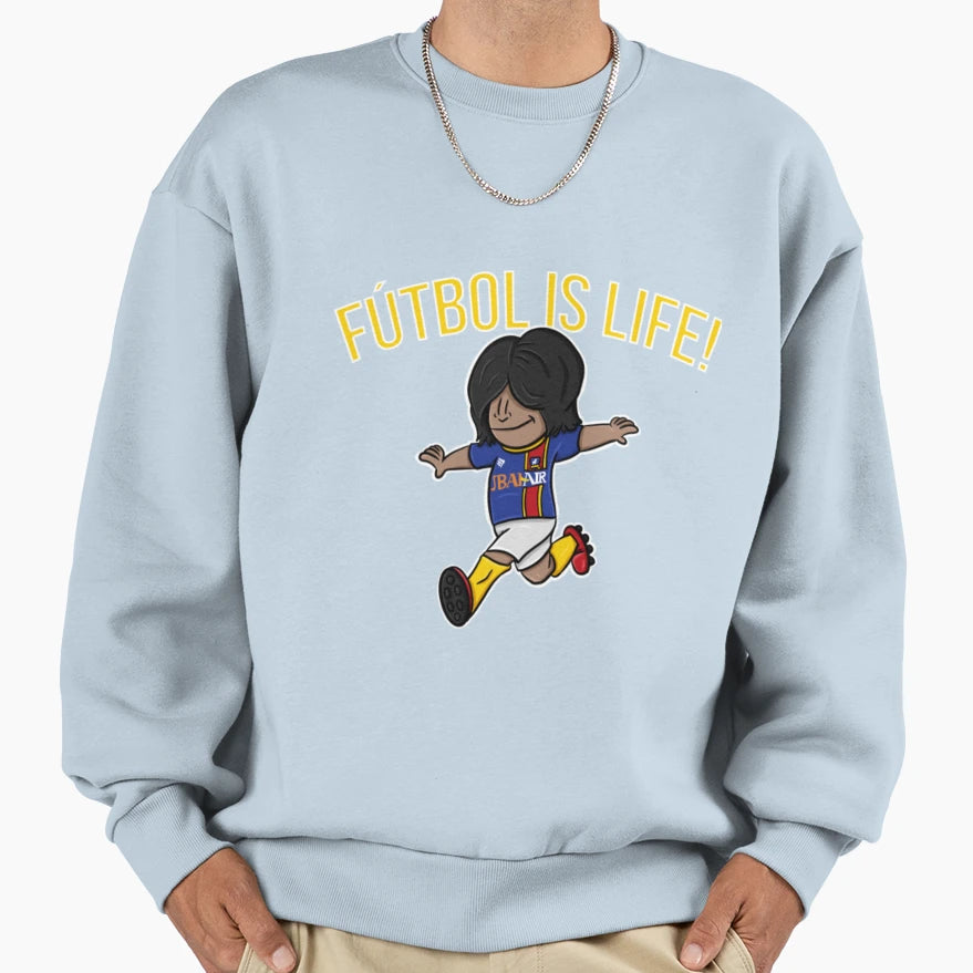 Futbol Is Life 6 Sweatshirt - Graphic Print for Adults - T-Shirt, Sweatshirt, Hoodie