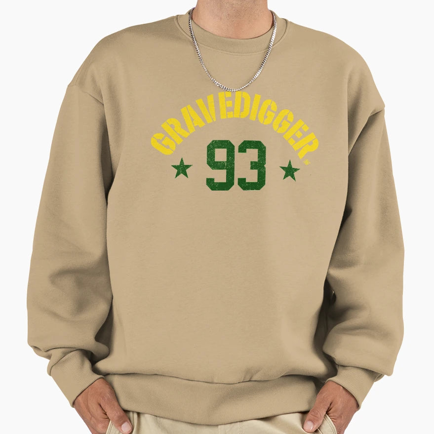 Grave Digger 93 Green Bay Legend Sweatshirt - Novelty Apparel Unisex - T-Shirt, Sweatshirt, Hoodie