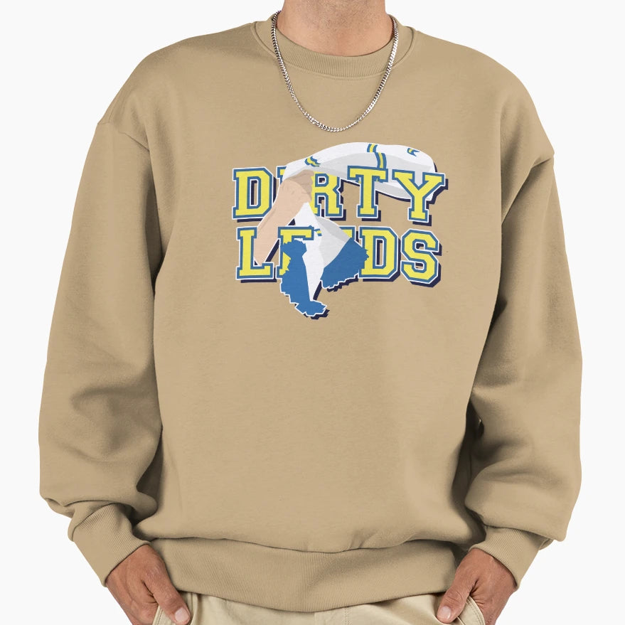 Dirty Leeds Scarf Sweatshirt - Trendy Graphic for Adults - T-Shirt, Sweatshirt, Hoodie