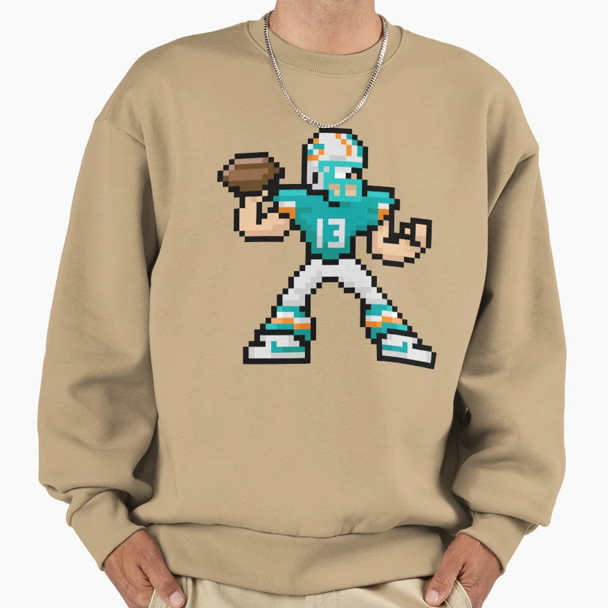 Megaman X Miami Sweatshirt - Fun Novelty Design for Adults - T-Shirt, Sweatshirt, Hoodie