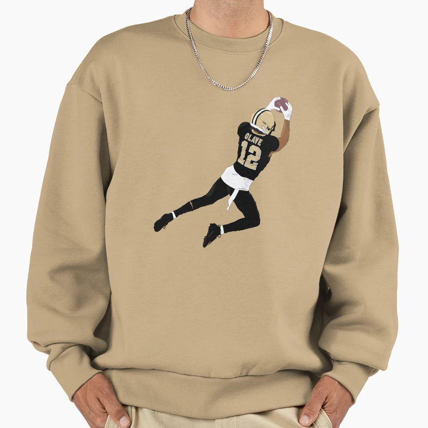 Chris Olave Catch Sweatshirt - Aesthetic Graphic Men Women - T-Shirt, Sweatshirt, Hoodie
