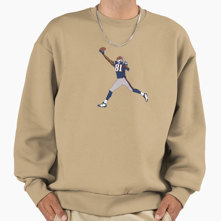 Randy Moss Patriots Sweatshirt - Fun Novelty Design Men Women - T-Shirt, Sweatshirt, Hoodie
