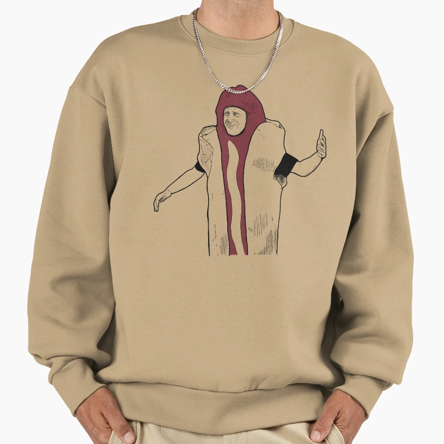 Hot Dog Car Crash I Think You Sweatshirt - Unique Graphic for Adults - T-Shirt, Sweatshirt, Hoodie
