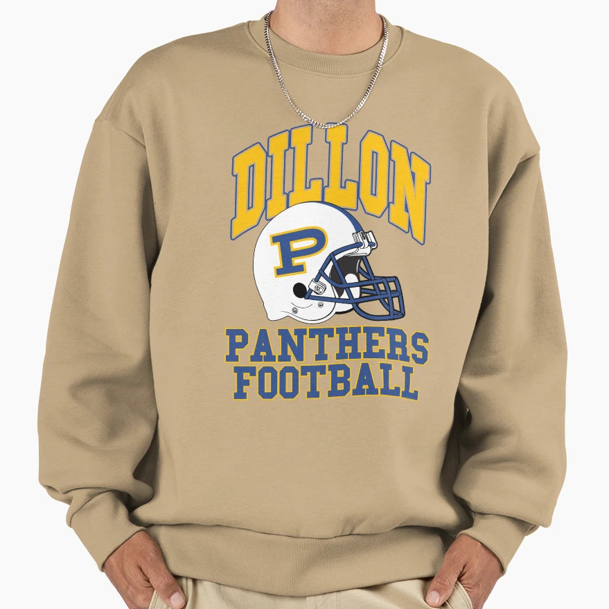 Dillon Panthers Football Sweatshirt - Novelty Apparel Men Women - T-Shirt, Sweatshirt, Hoodie