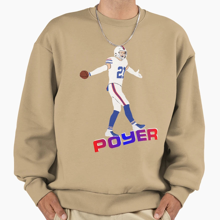 Poyer Illustration Sweatshirt - Aesthetic Graphic Men Women - T-Shirt, Sweatshirt, Hoodie