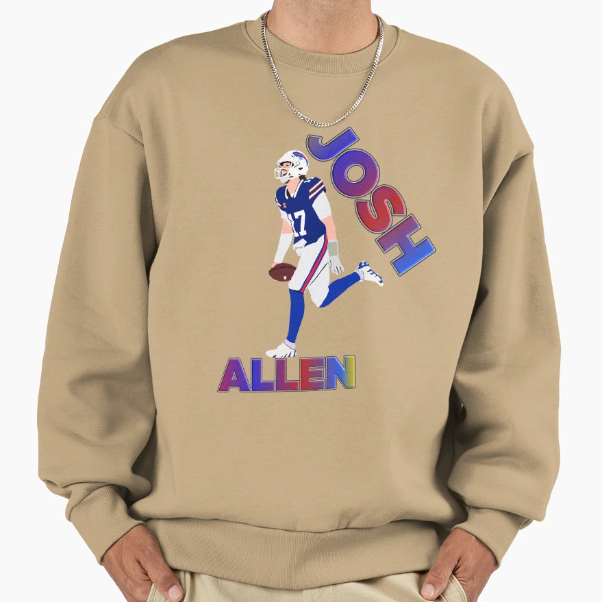 Allen Illustration Sweatshirt - Aesthetic Graphic Men Women - T-Shirt, Sweatshirt, Hoodie