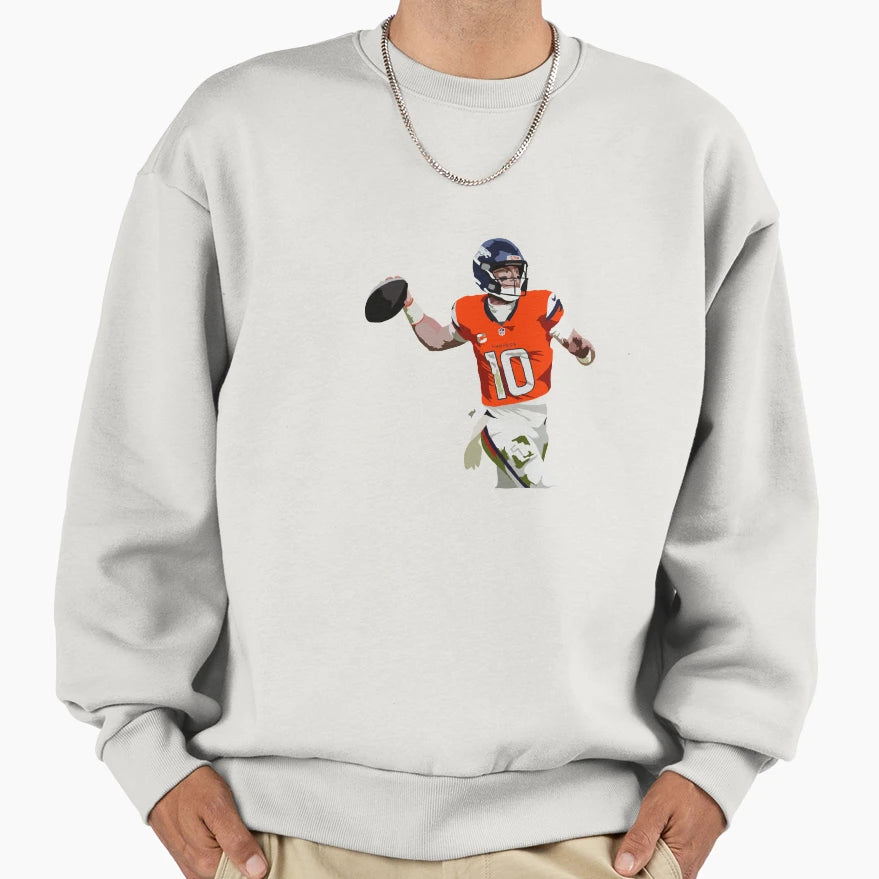 Bo Nix Sweatshirt - Trendy Graphic Unisex - T-Shirt, Sweatshirt, Hoodie