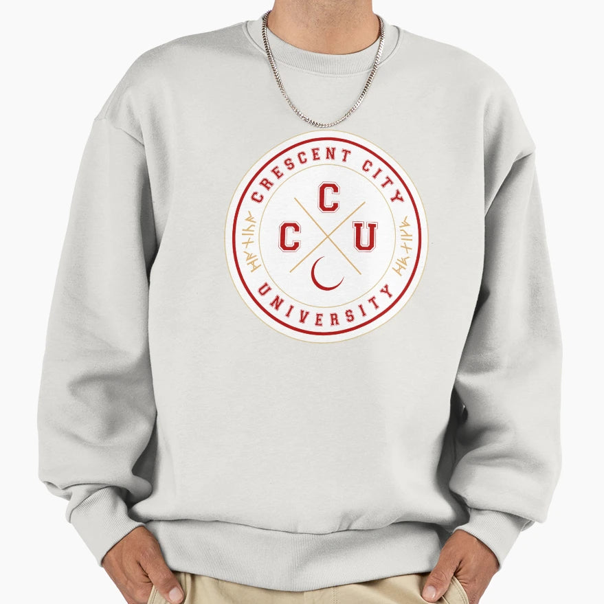 Crescent City University Sweatshirt - Novelty Apparel for Adults - T-Shirt, Sweatshirt, Hoodie