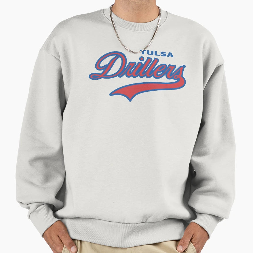 Tulsa Drillers Logo Sweatshirt - Graphic Print Men Women - T-Shirt, Sweatshirt, Hoodie