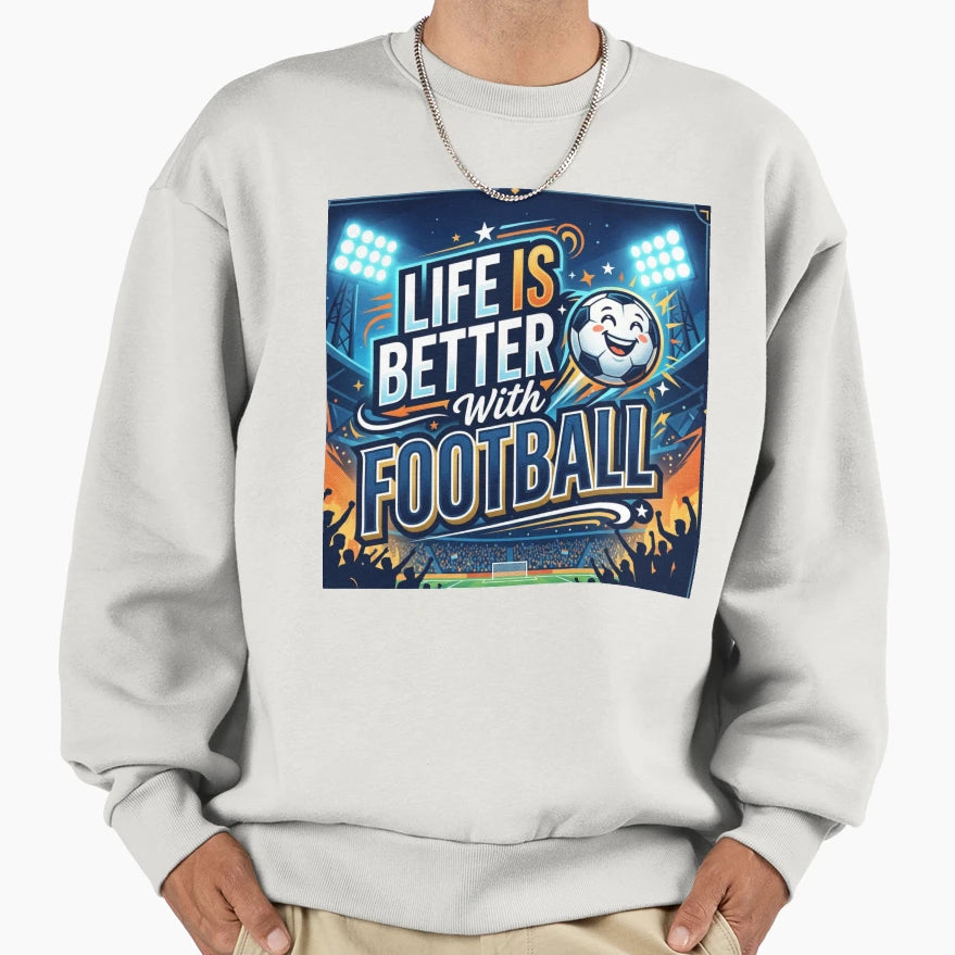 Football Quotes Sweatshirt - Custom Art Print for Adults - T-Shirt, Sweatshirt, Hoodie