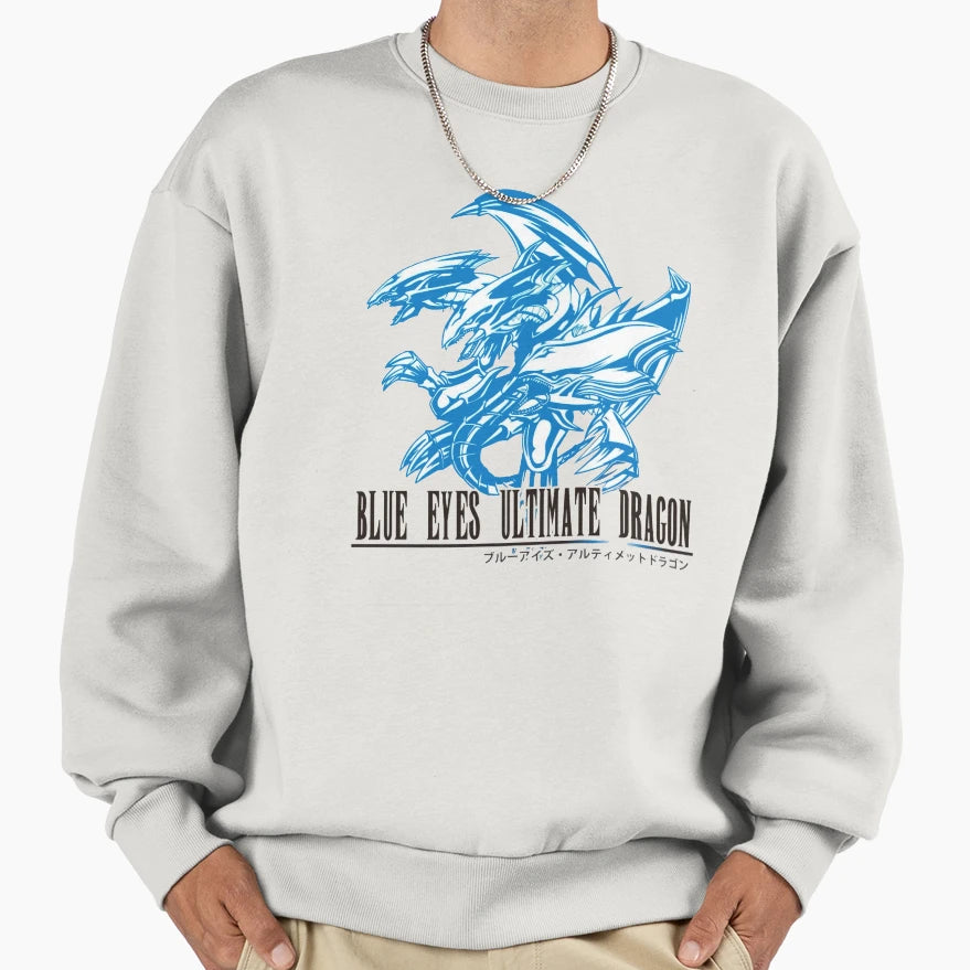 Blue Eyes Ultimate Dragon Sweatshirt - Custom Art Print Men Women - T-Shirt, Sweatshirt, Hoodie